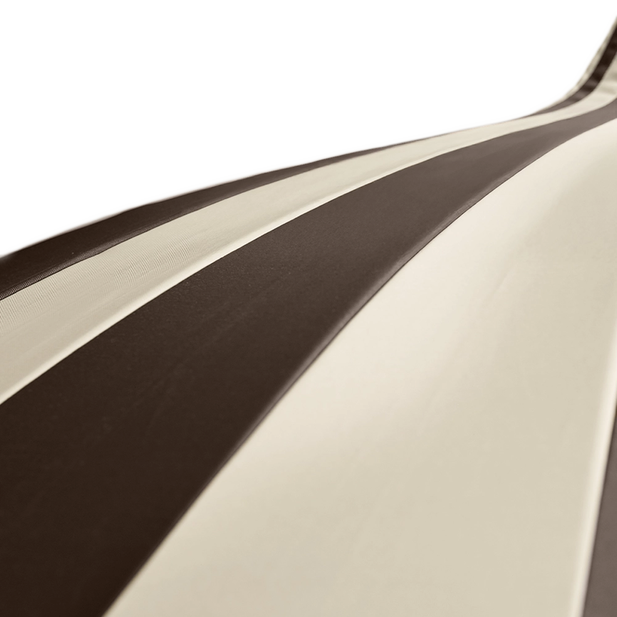 Garden Umbrella Stone Cocoa top