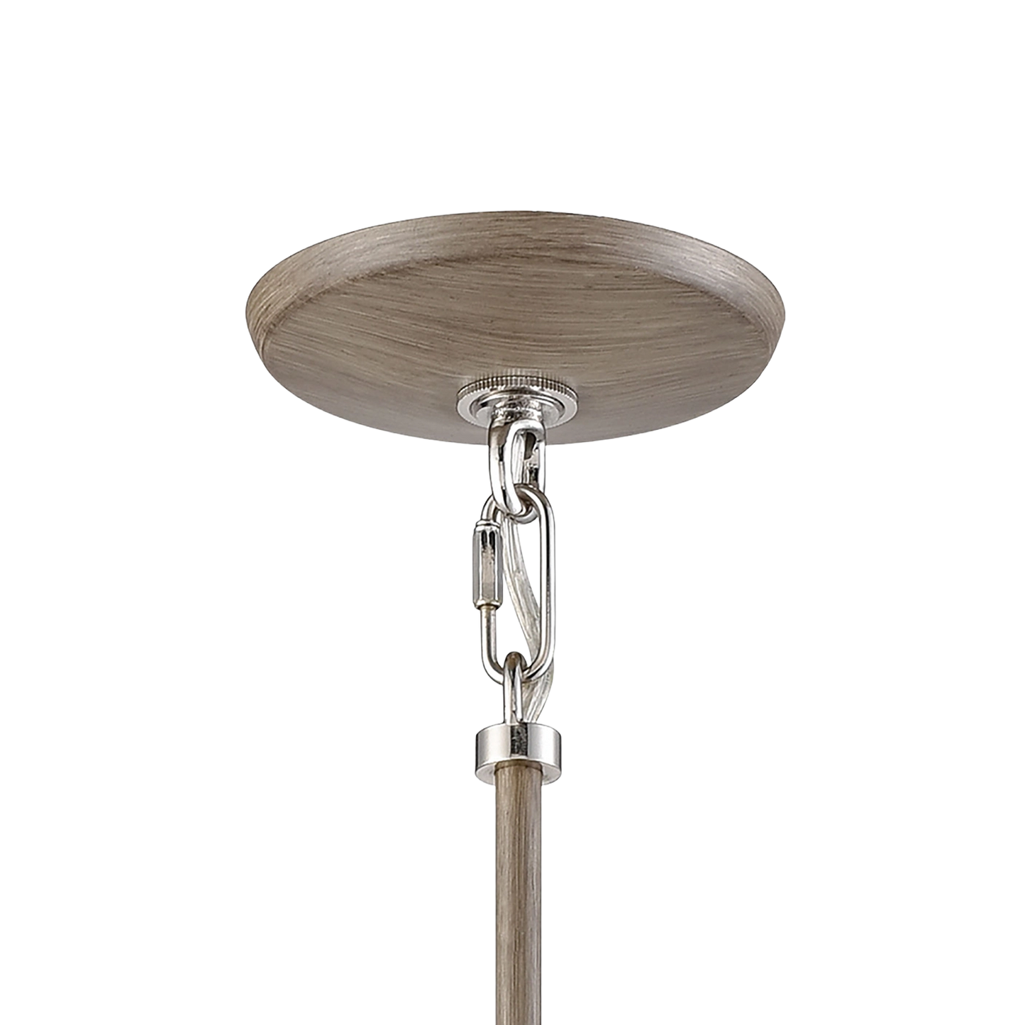 Luke Brushed Metal Hanging Pendant canopy