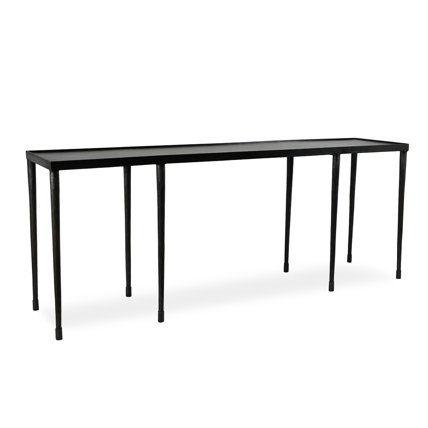 Steven Console Table hand-hammered legs