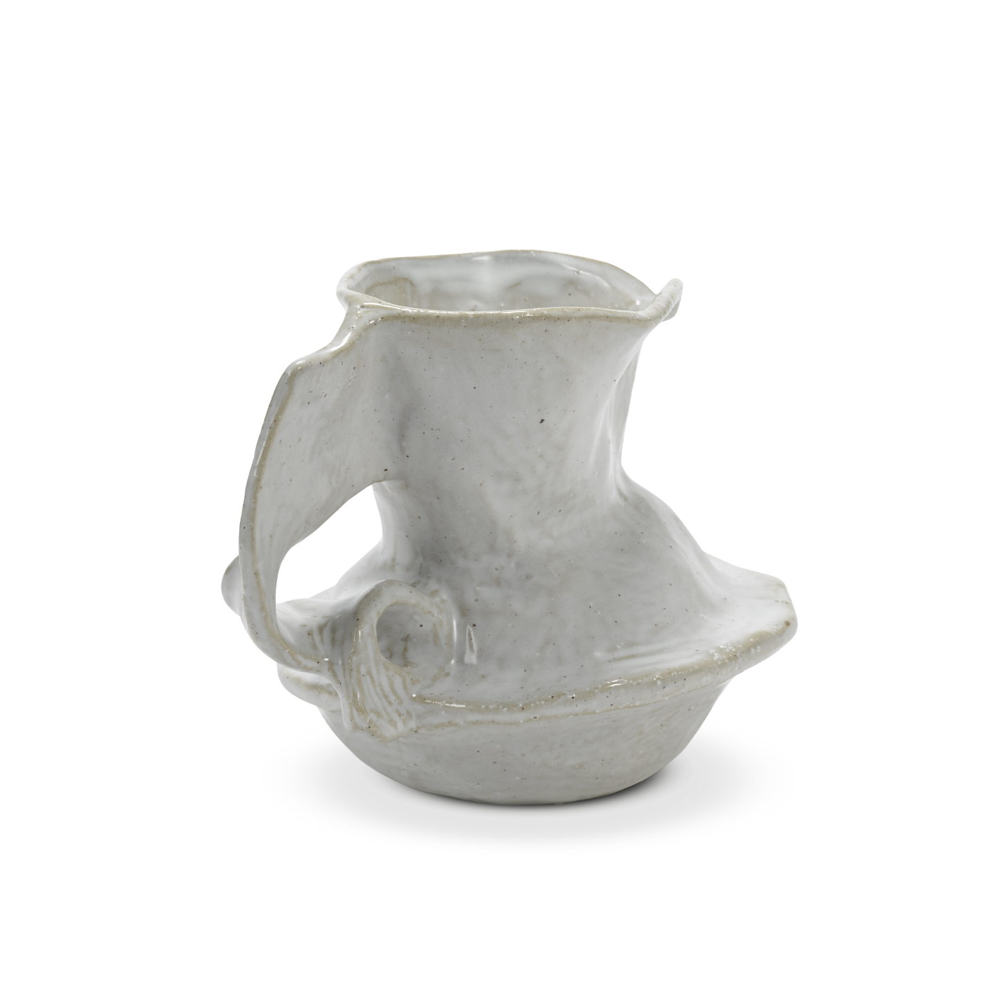 Vase White Rosie 01 back