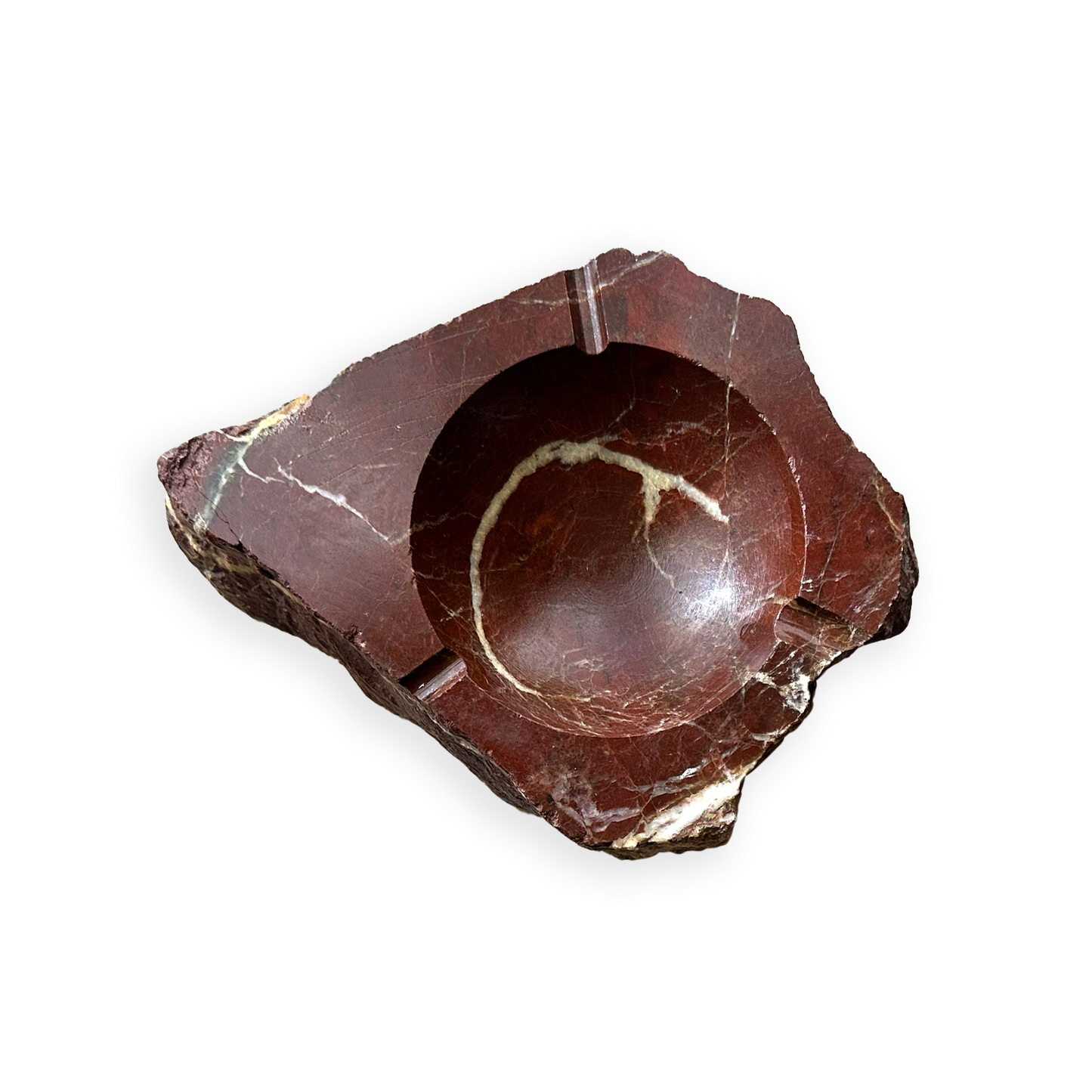 Vintage Red Marble Catchall