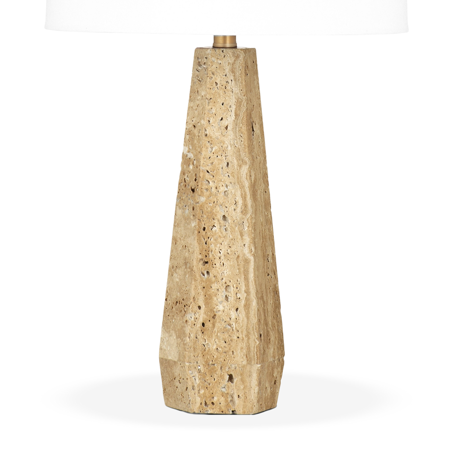 Allen Travertine Table Lamp