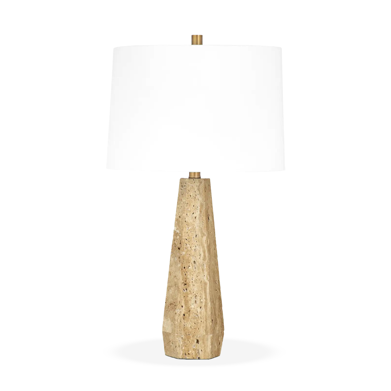 Allen Travertine Table Lamp