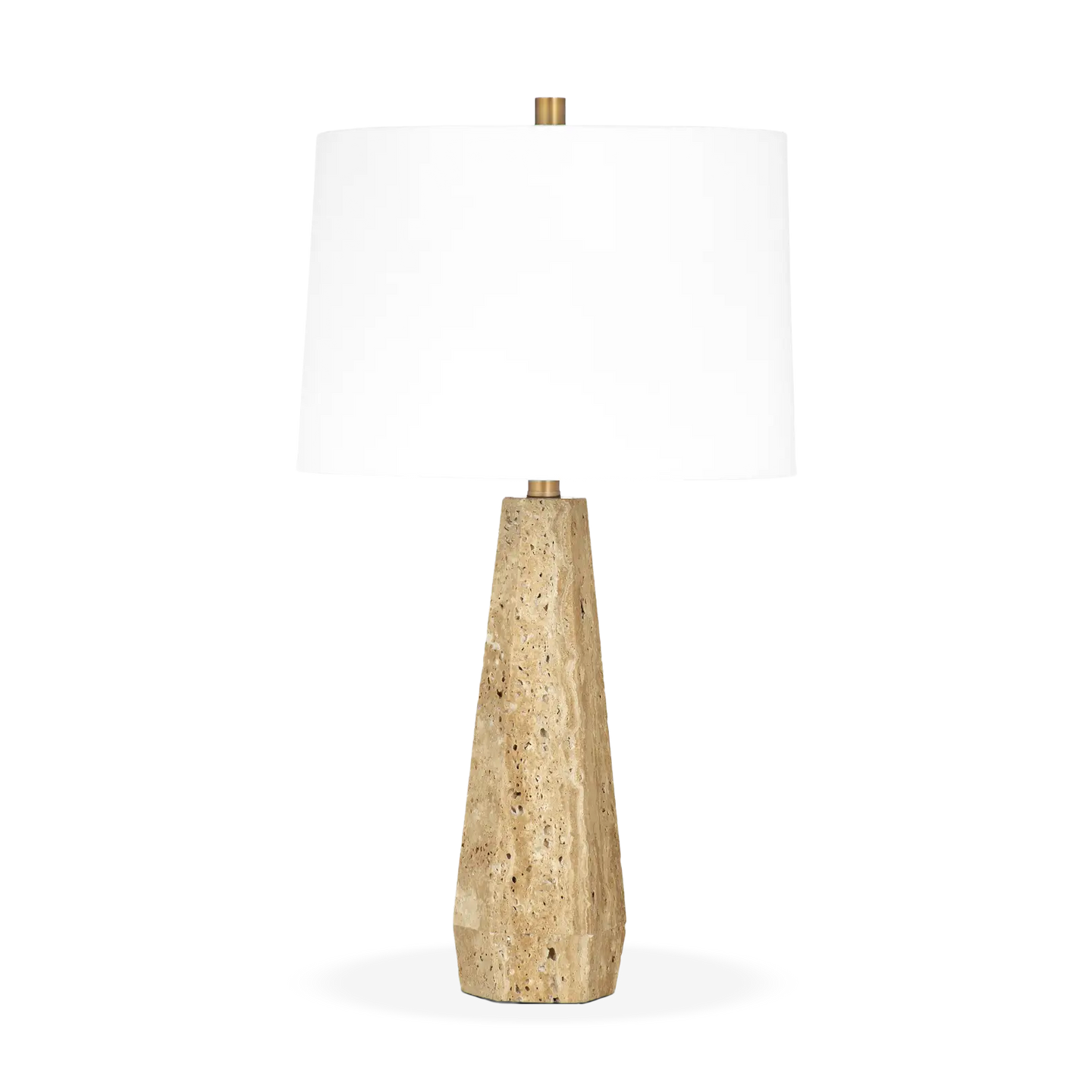 Allen Travertine Table Lamp