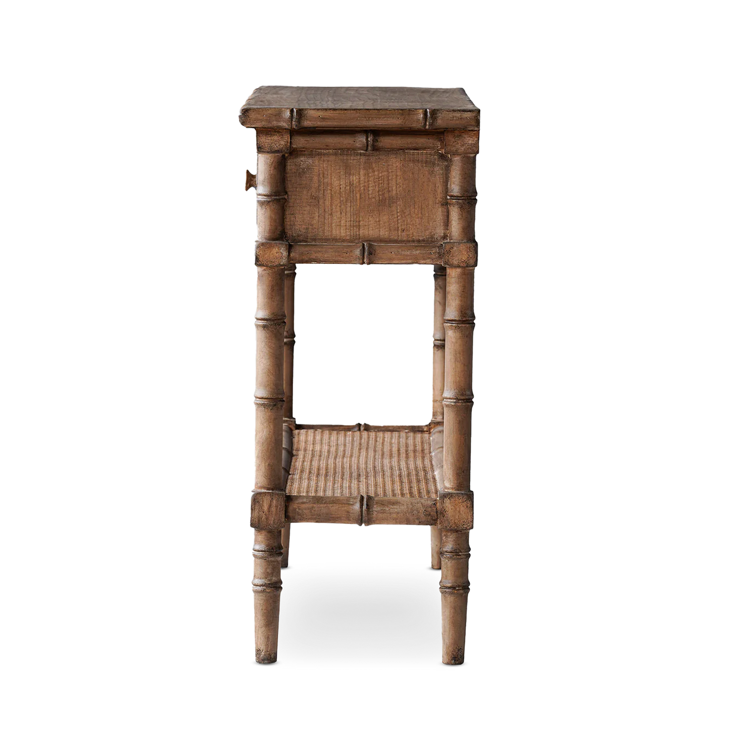 Allison Faux Bamboo Console side