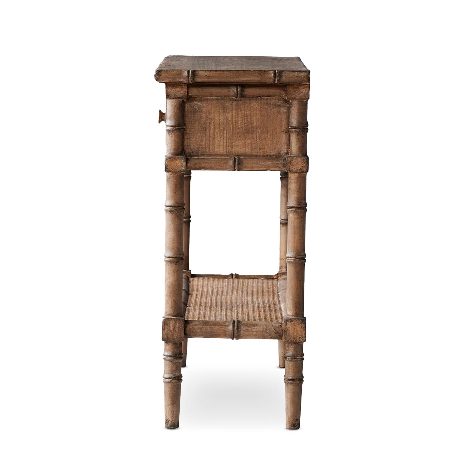 Allison Faux Bamboo Console side