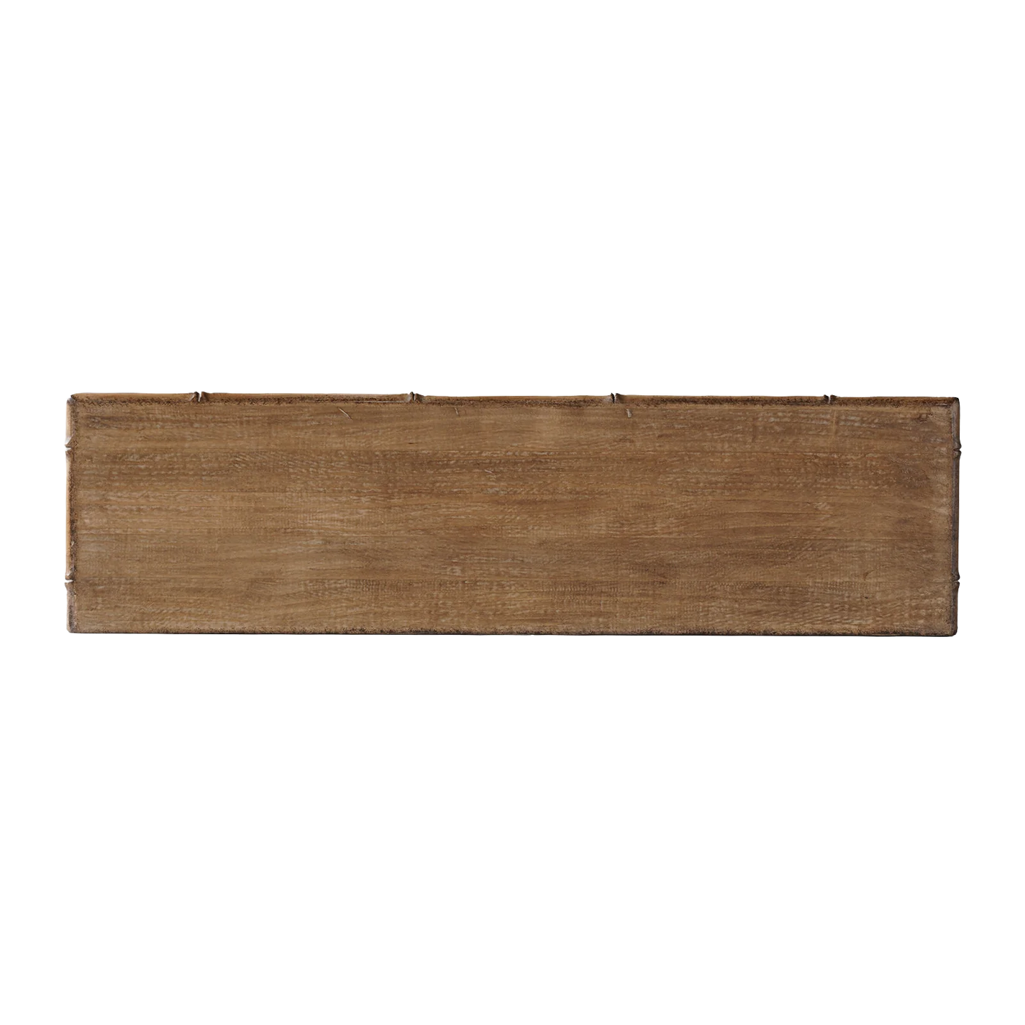 Allison Faux Bamboo Console Top solid wood