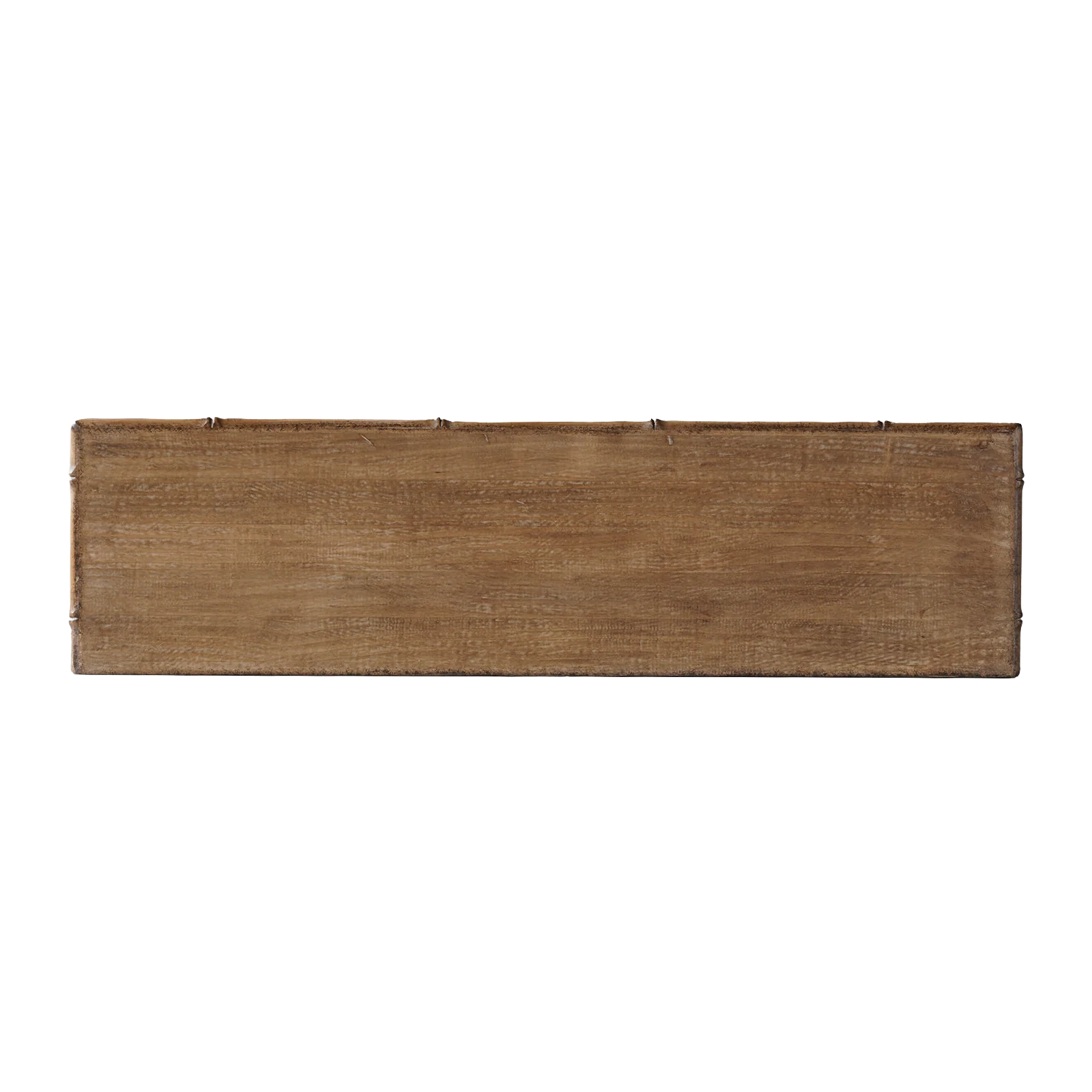Allison Faux Bamboo Console Top solid wood