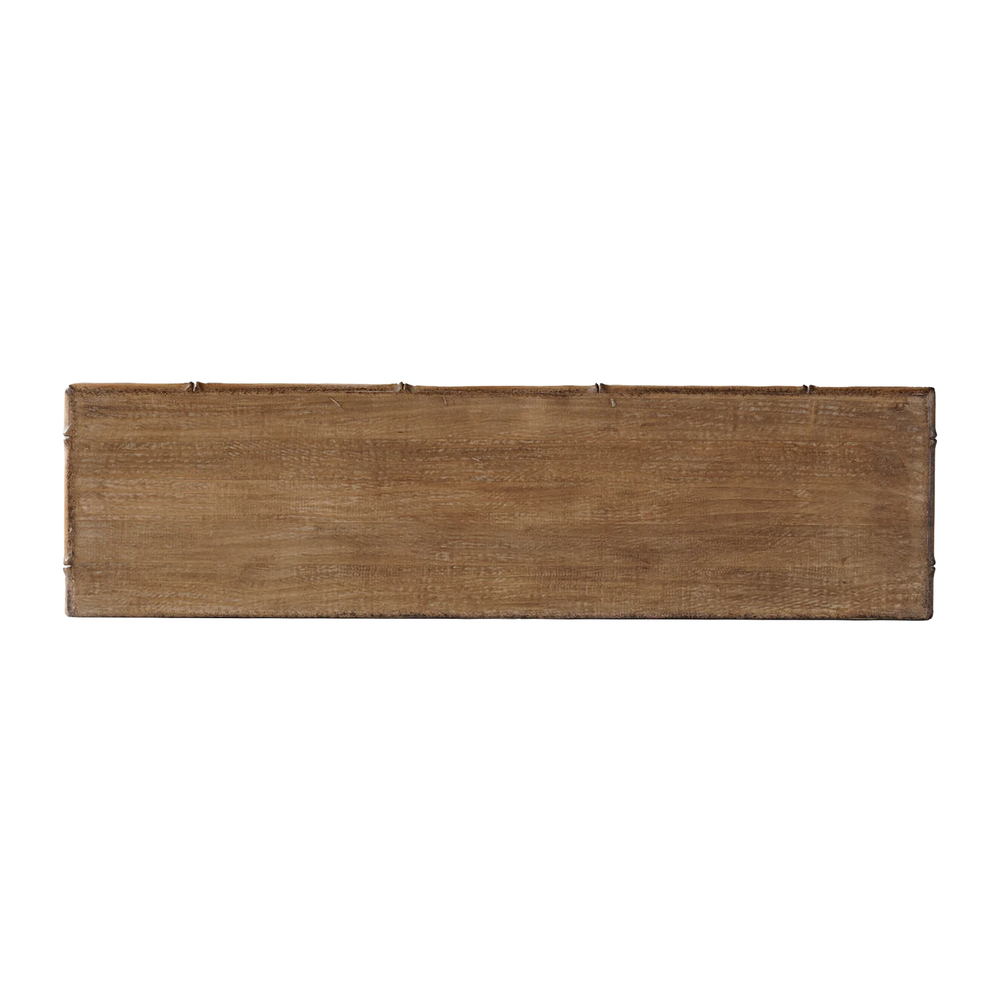 Allison Faux Bamboo Console Top solid wood
