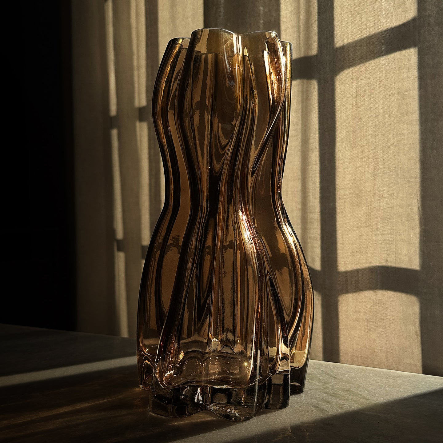 Amber Amorphous Vase lifestyle