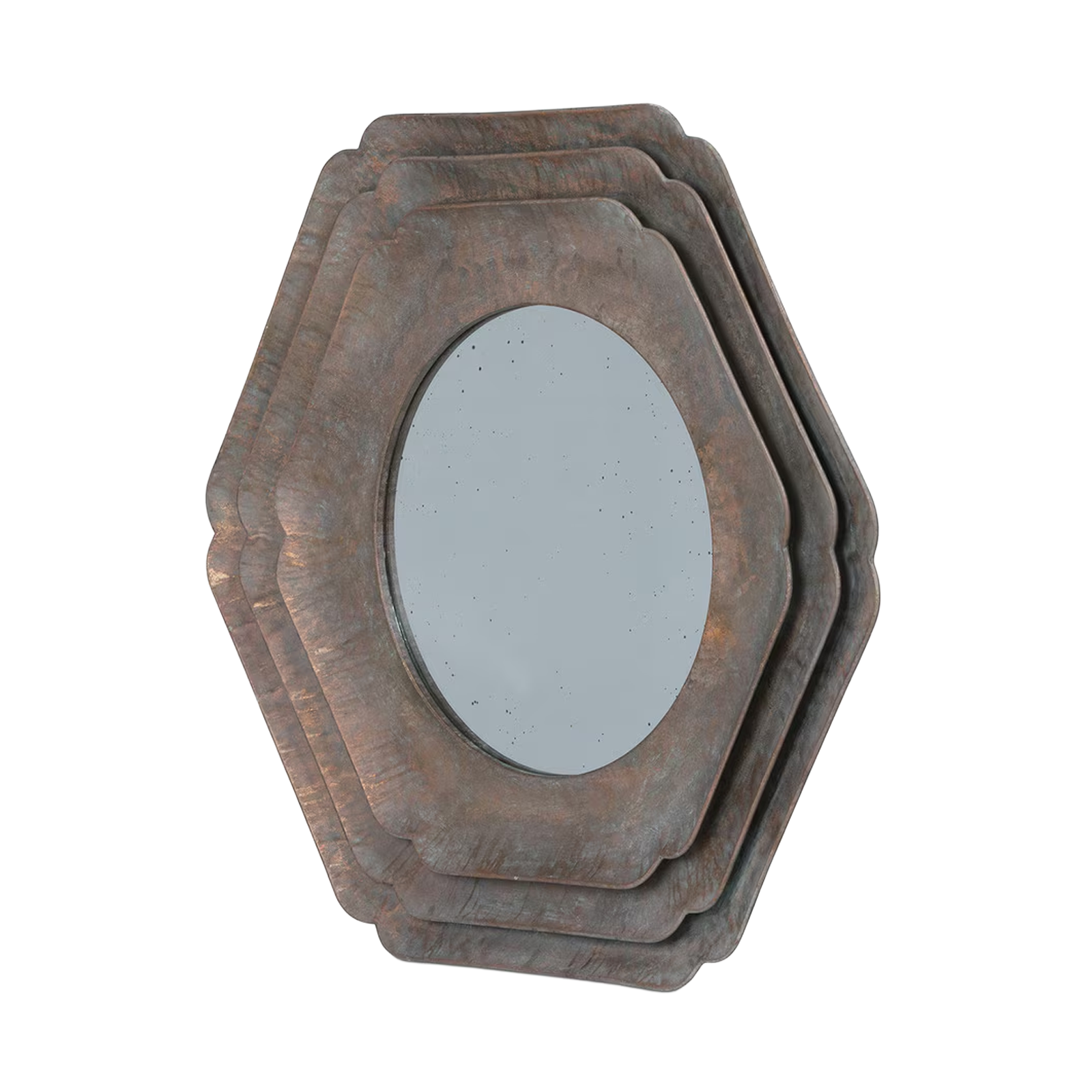 Bronze Hex Mirror side