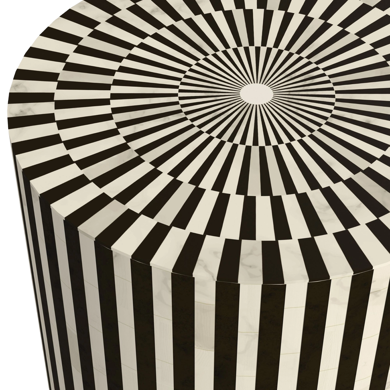 Cassie Accent Table inlaid bone