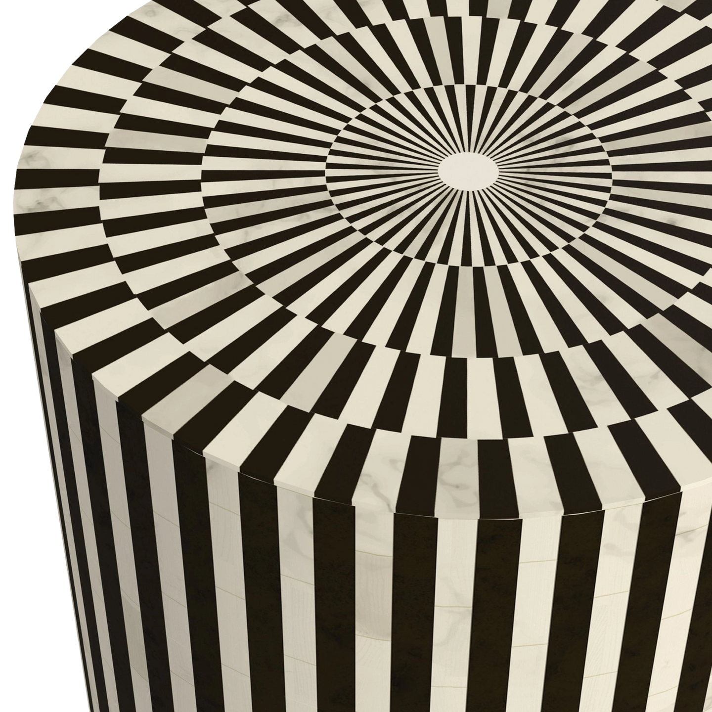 Cassie Accent Table inlaid bone