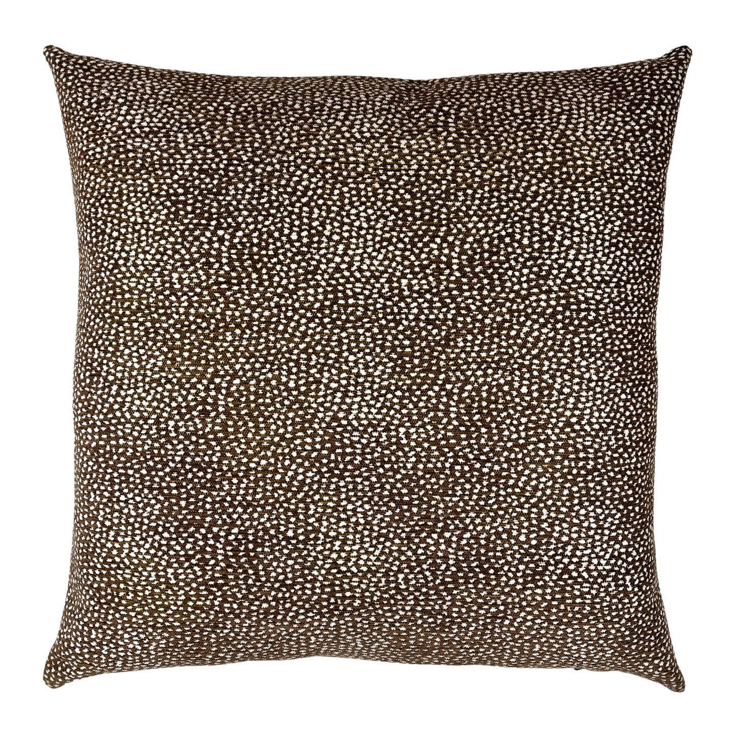 Colleen Dark Animal Print Pillow dark brown