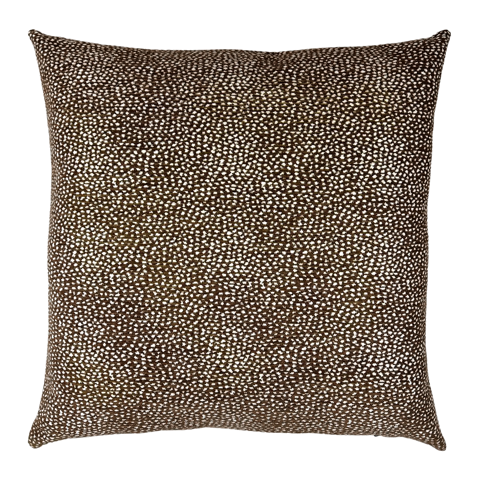 Colleen Dark Animal Print Pillow dark brown