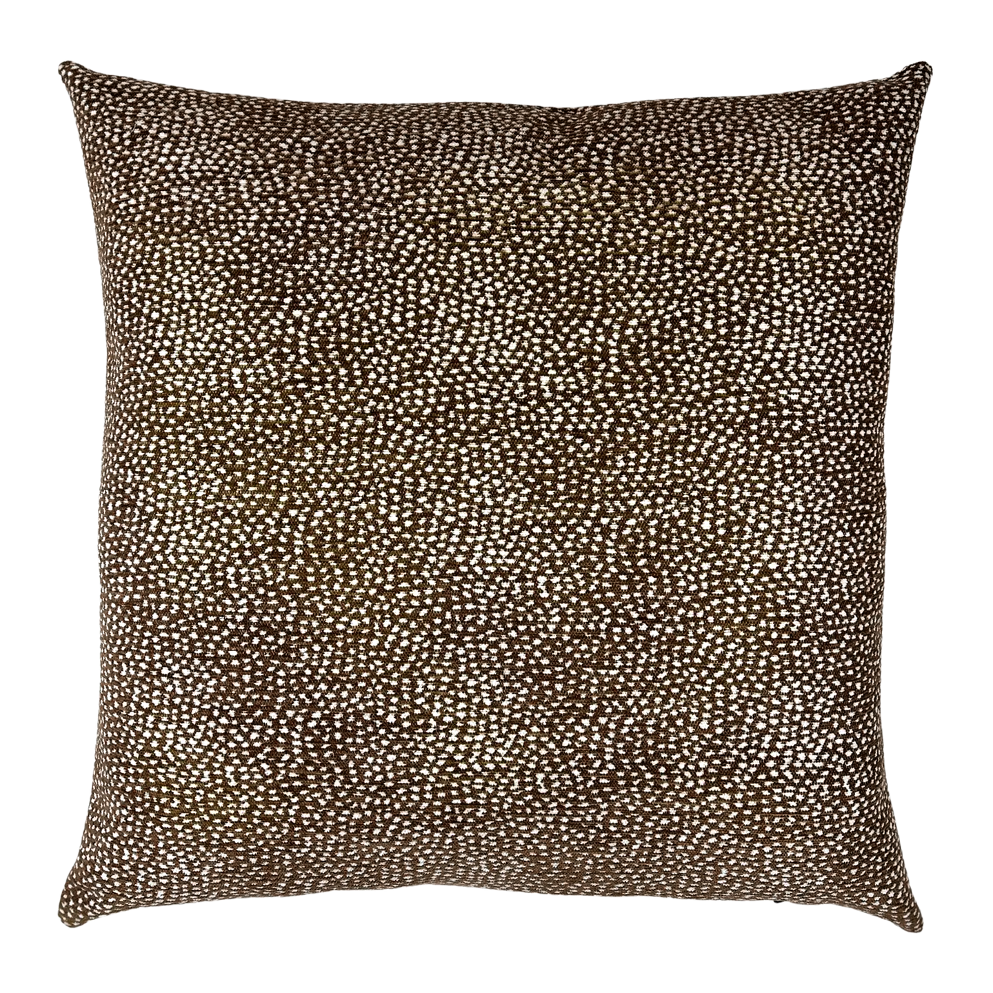 Colleen Dark Animal Print Pillow dark brown