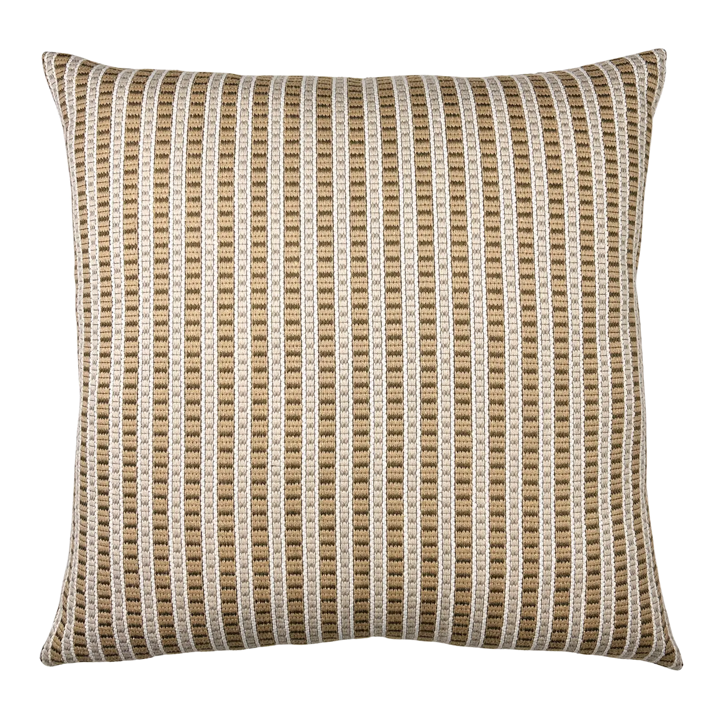Conroy Truffle Striped Pillow