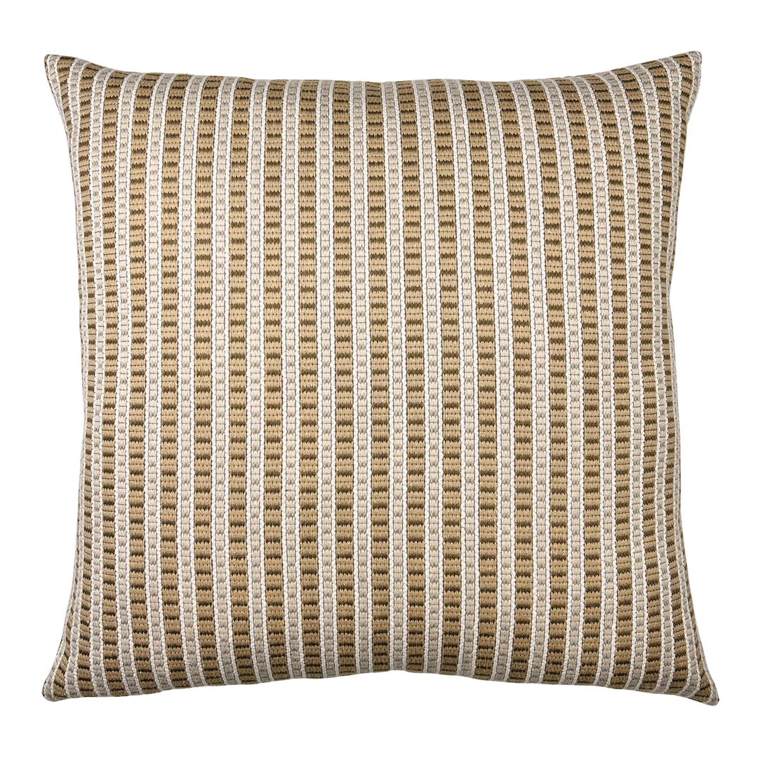 Conroy Truffle Striped Pillow