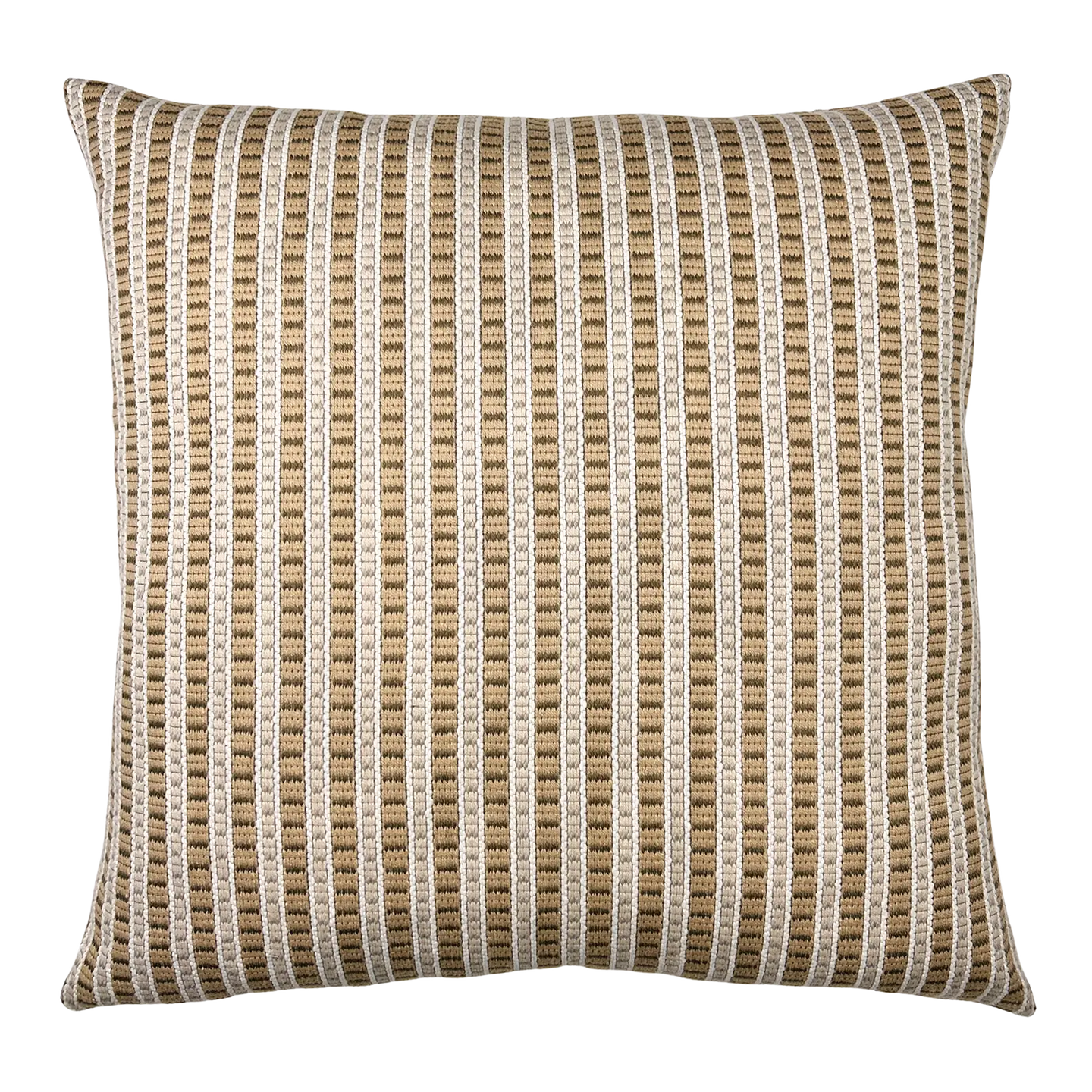 Conroy Truffle Striped Pillow