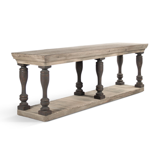 Daniel Extra Long Console Table solid pine wood