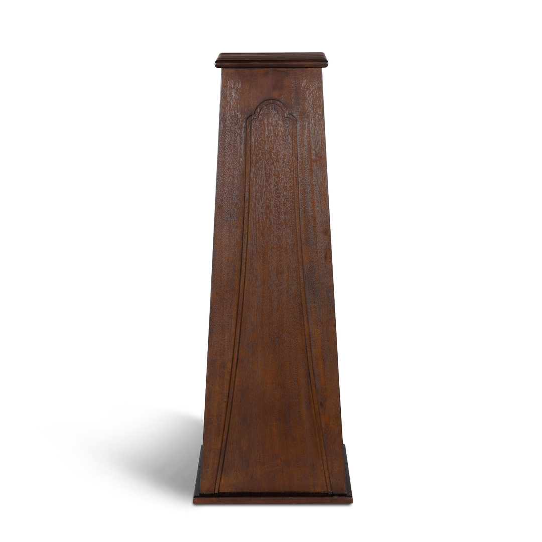 Dark Wood Pedestal