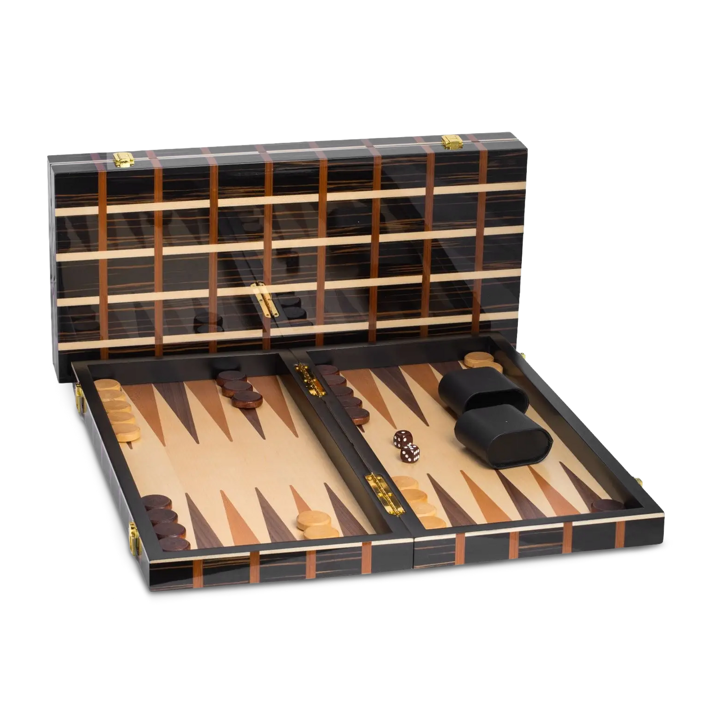 Ebony Backgammon Set