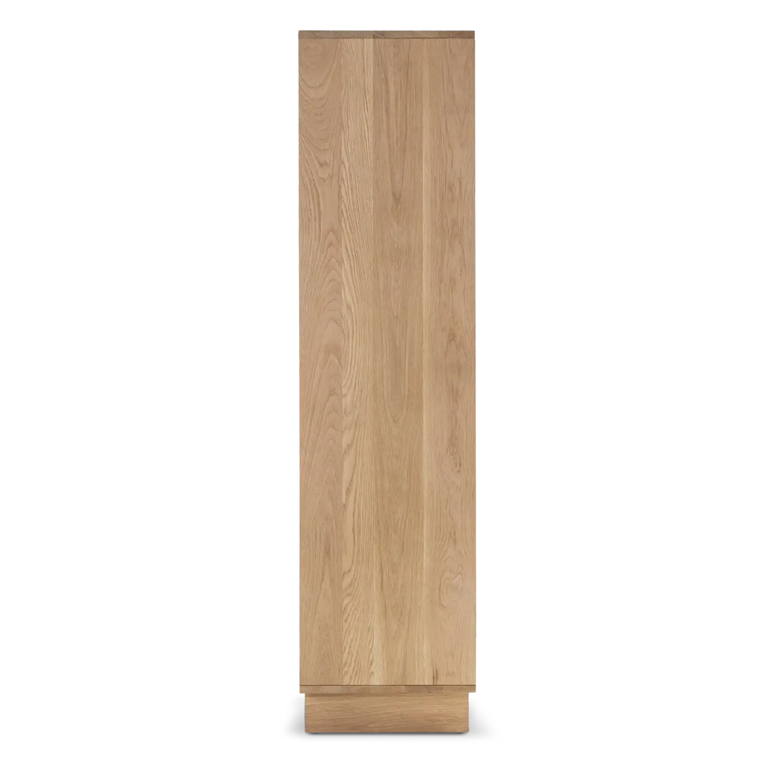 Edgar White Oak Cabinet solid wood geometric details