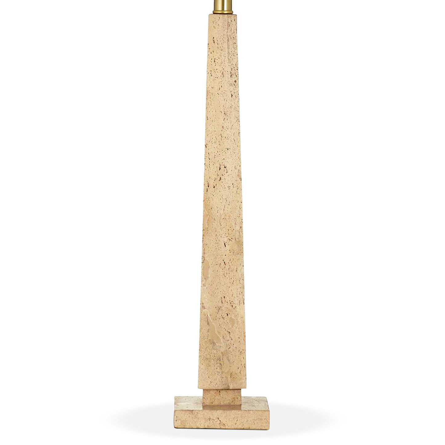 Eli Travertine Bistro Table Lamp