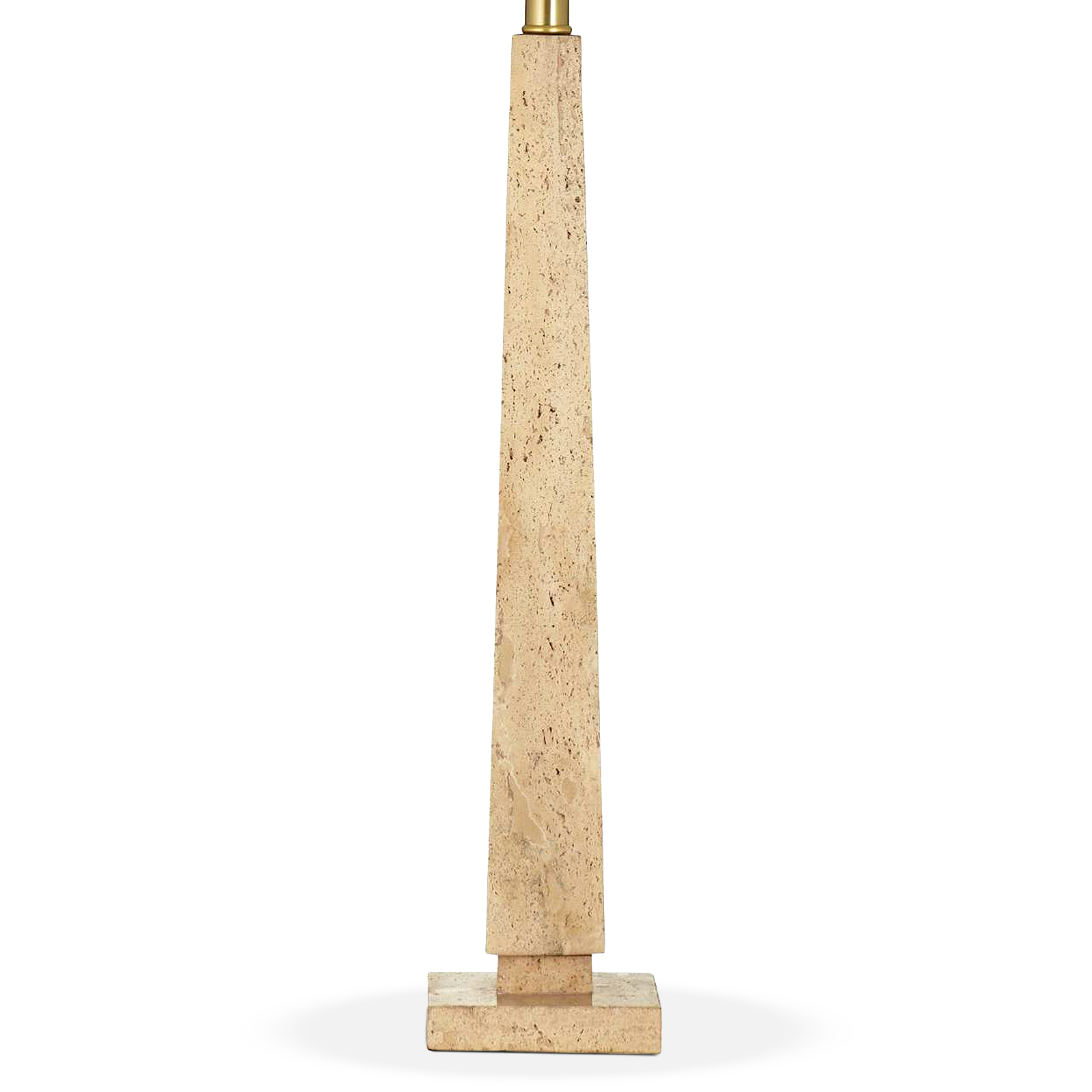 Eli Travertine Bistro Table Lamp