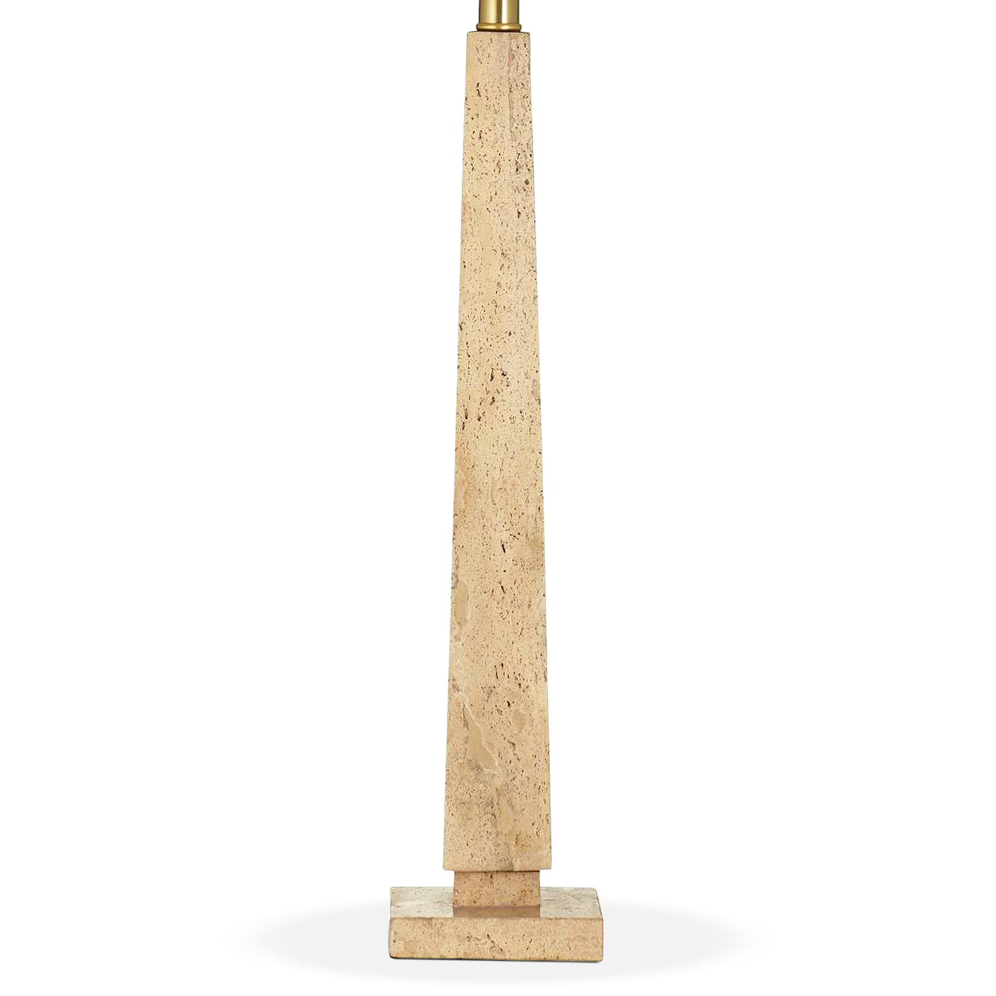 Eli Travertine Bistro Table Lamp