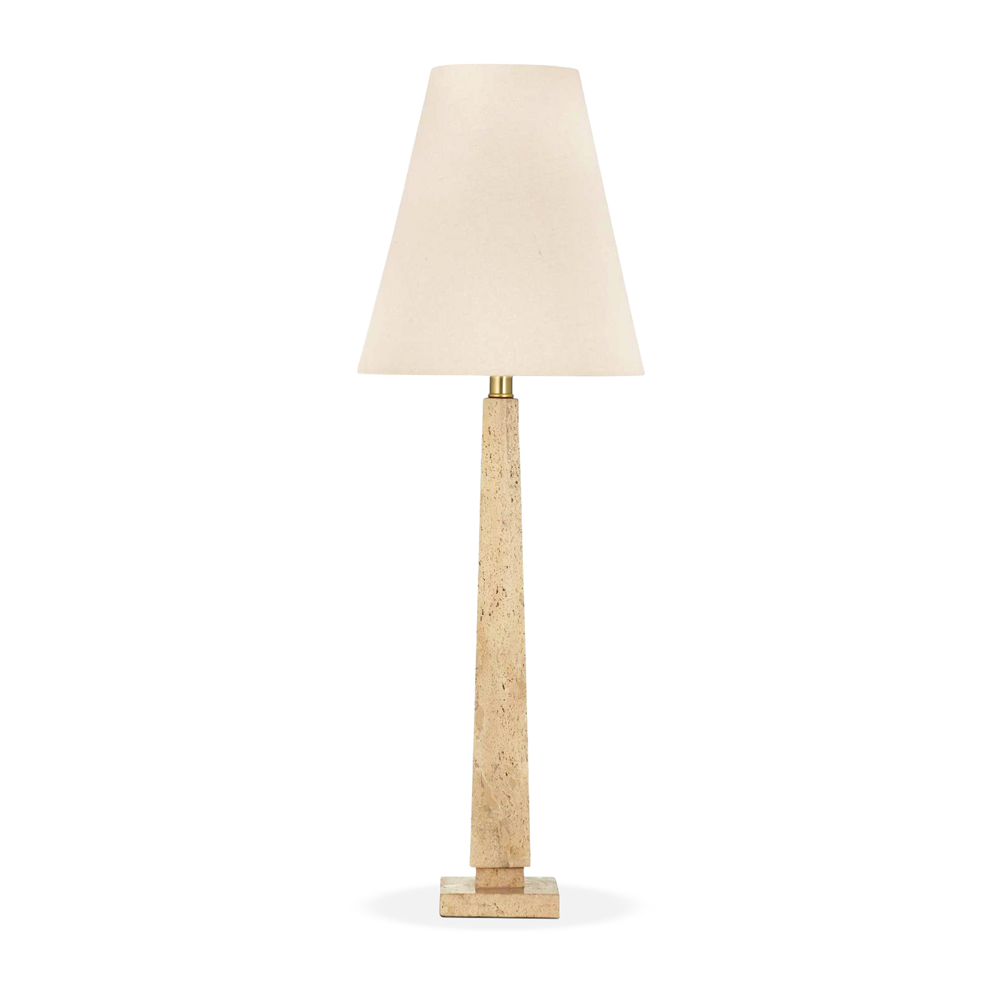 Eli Travertine Bistro Table Lamp