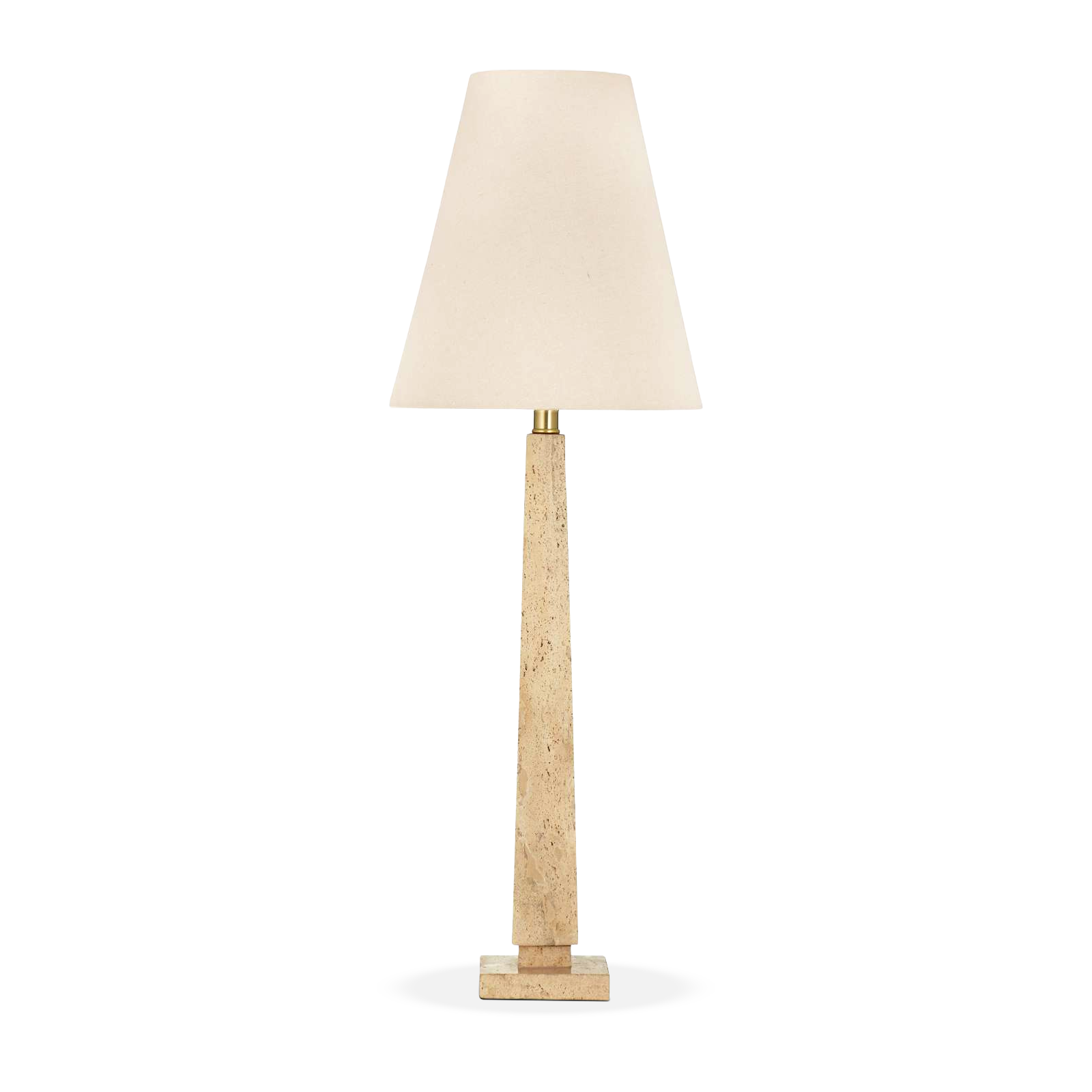 Eli Travertine Bistro Table Lamp