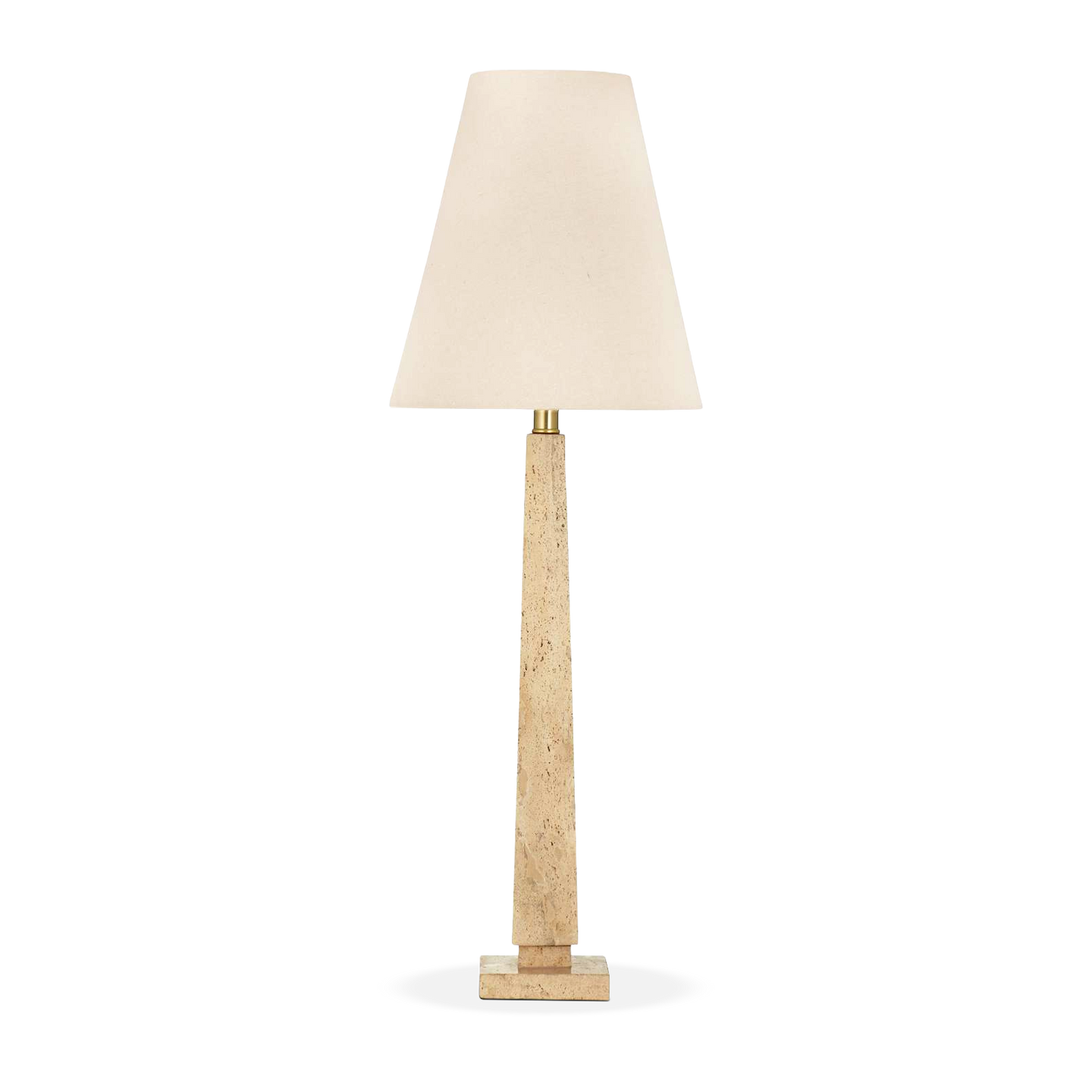 Eli Travertine Bistro Table Lamp