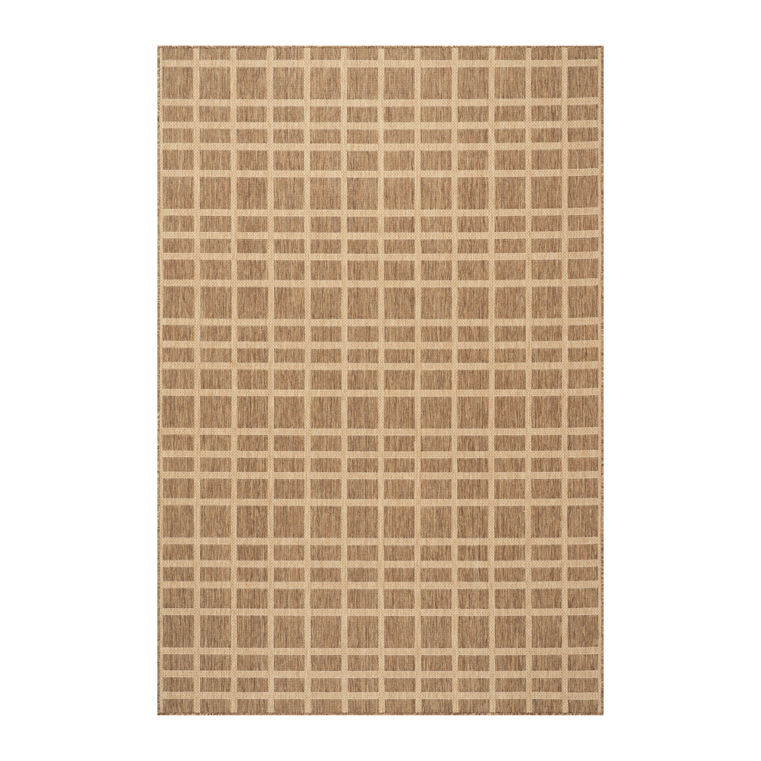 Ellie Outdoor Rug polypropylene geometric pattern full size