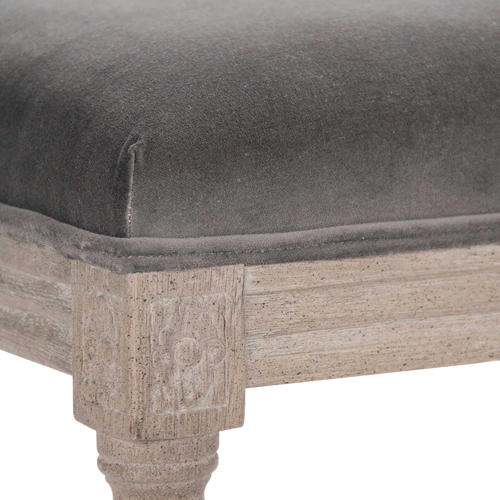 Emily Velvet Bench detail