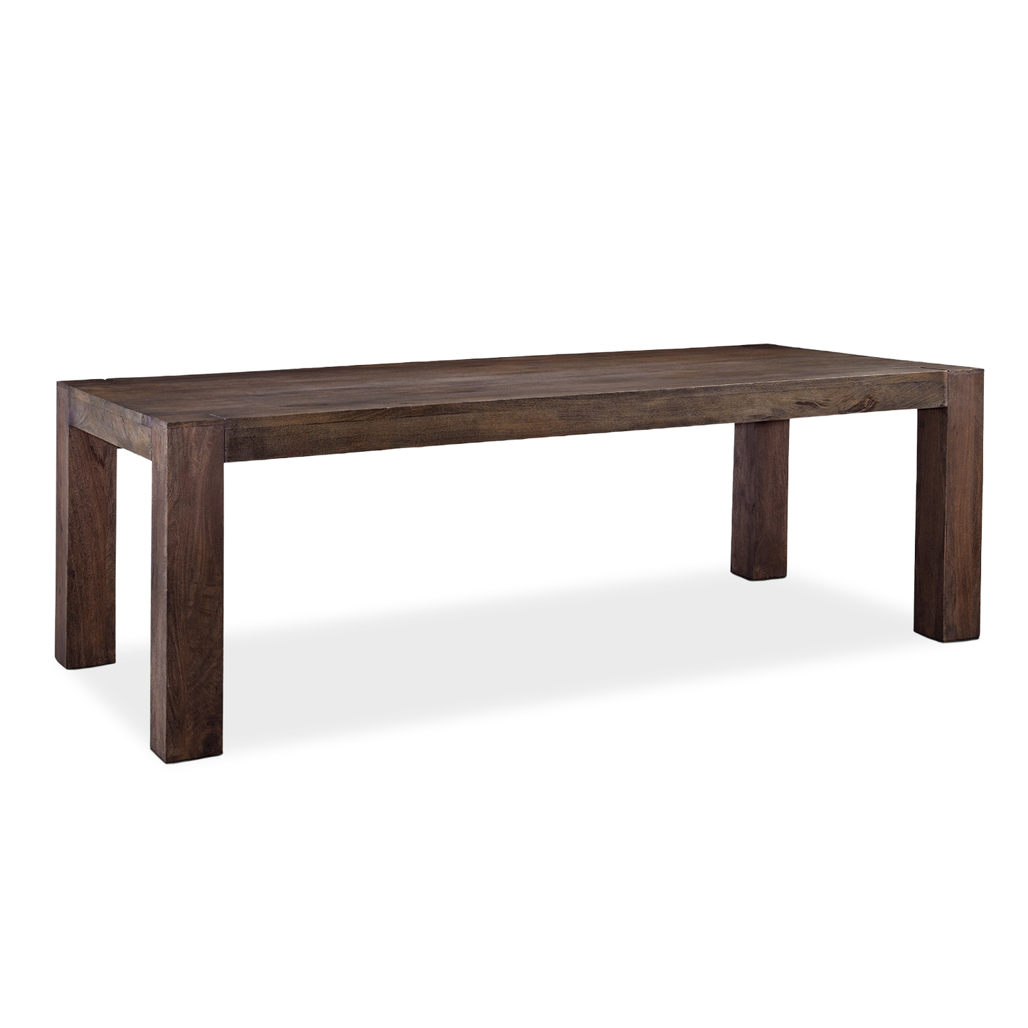 Evan Rectangular Dining Table dark wood