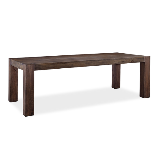 Evan Rectangular Dining Table dark wood