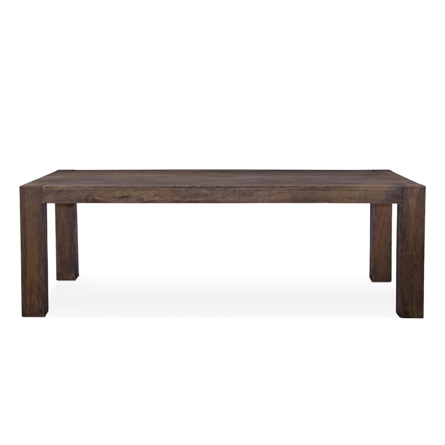 Evan Rectangular Dining Table dark wood