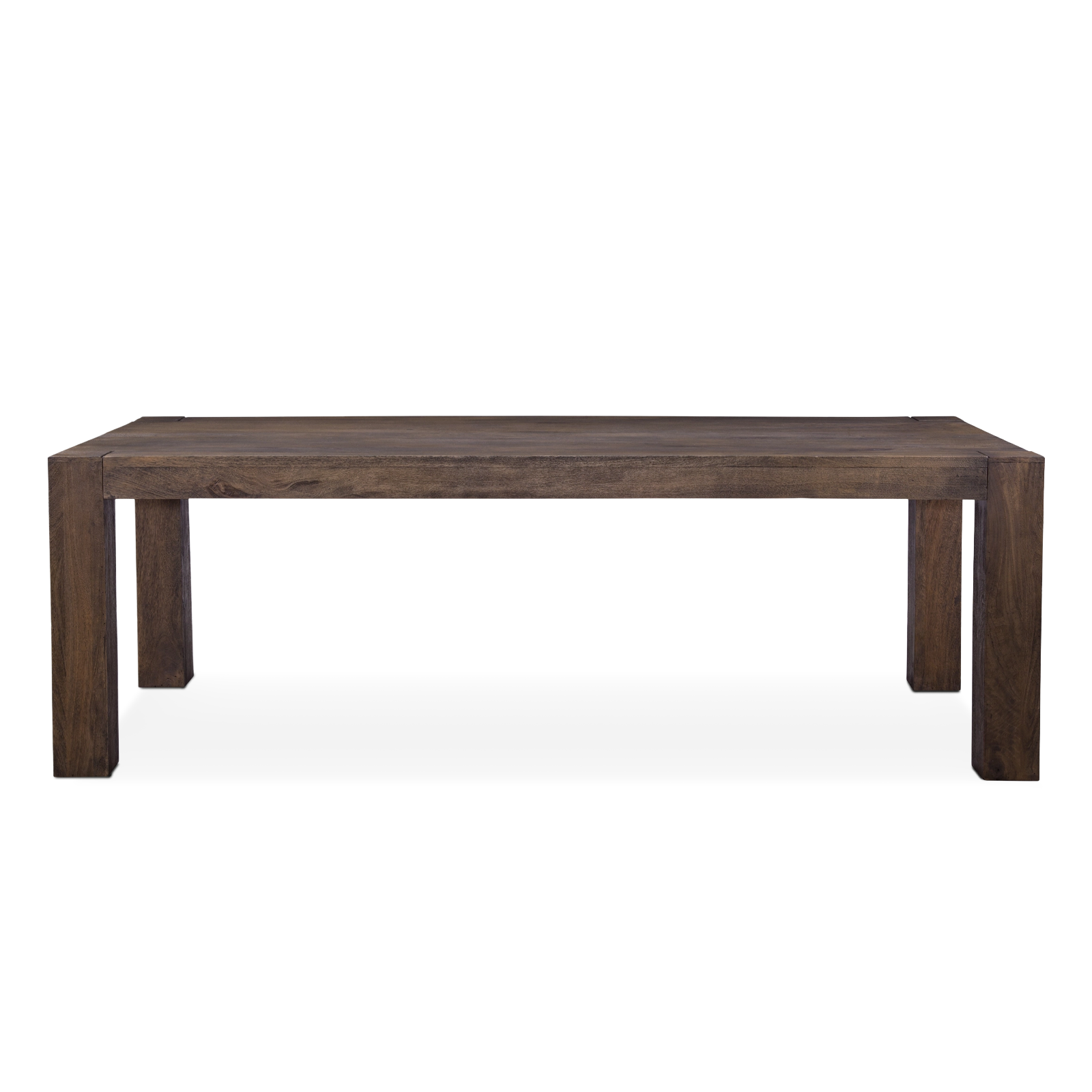 Evan Rectangular Dining Table dark wood