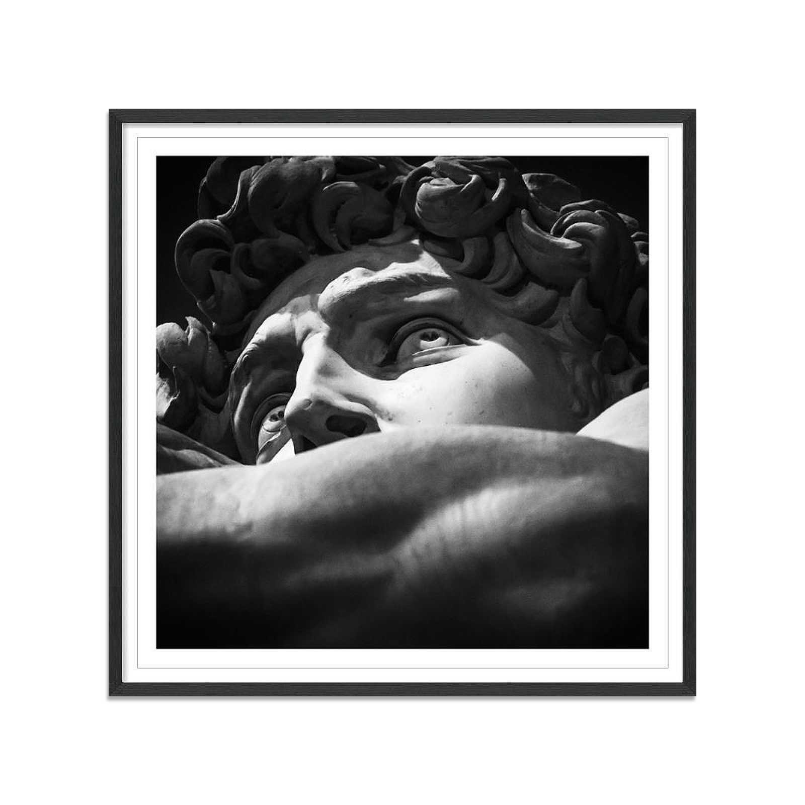 Eyes of David Photography in Black Wood Frame