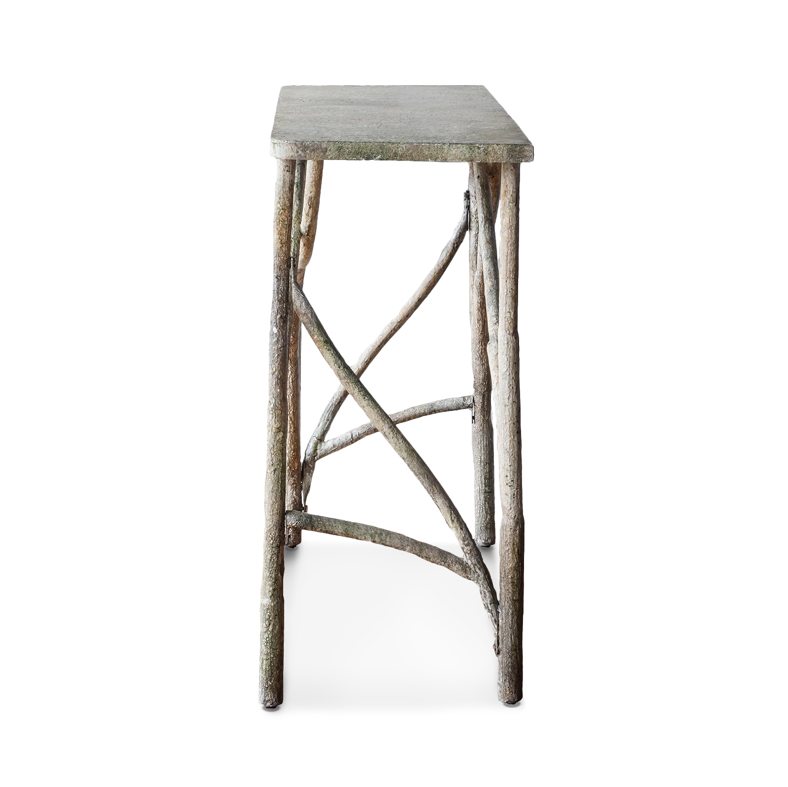 Faux Bois Console Table
