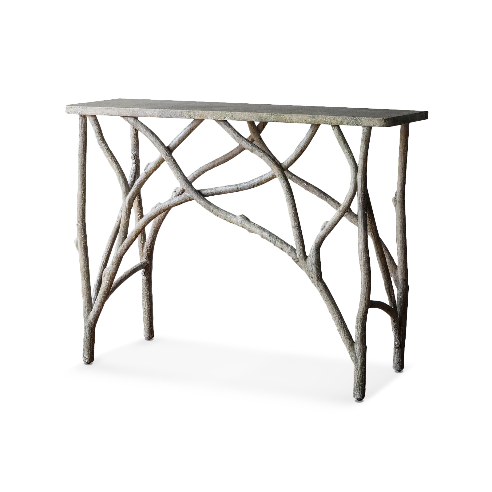 Faux Bois Console Table