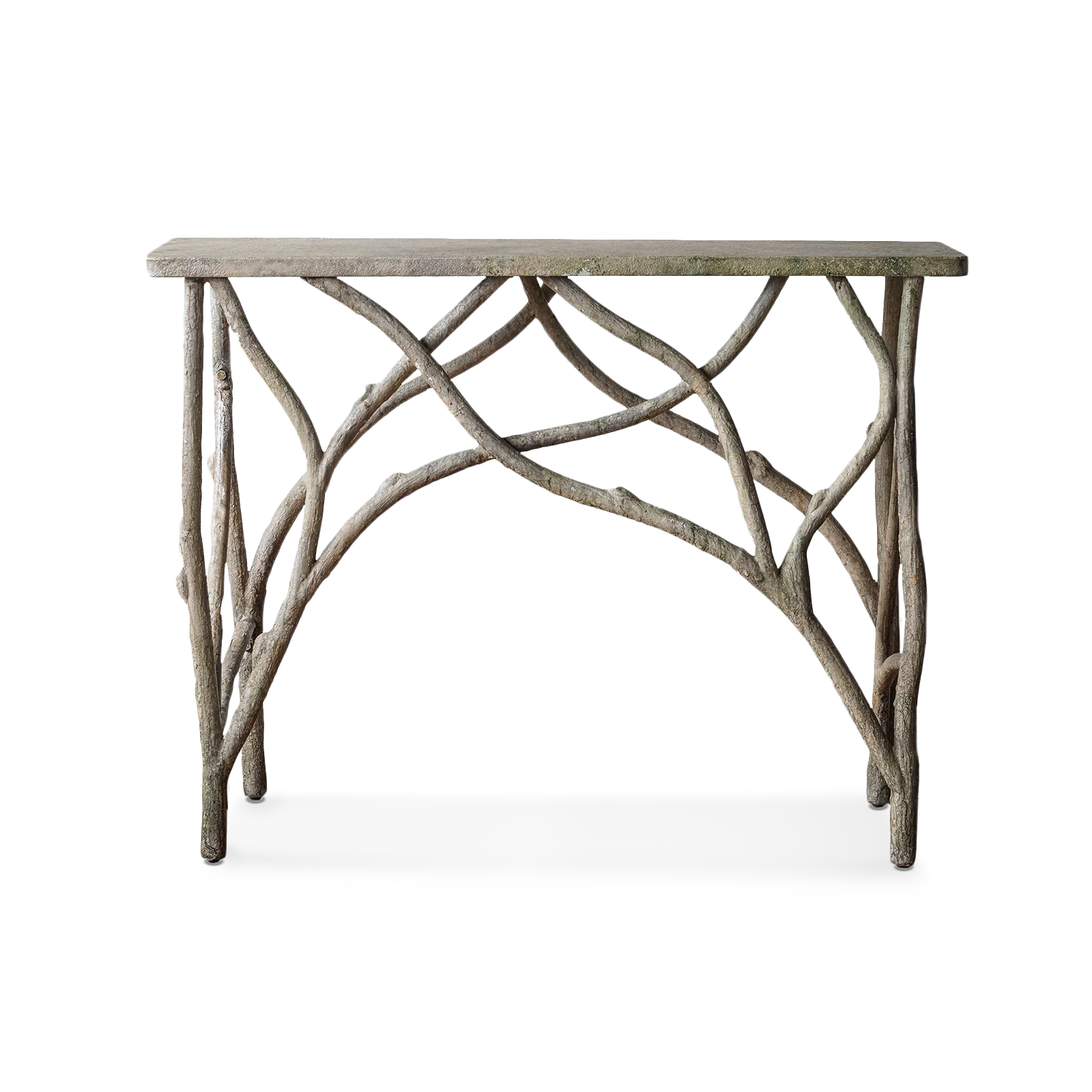 Faux Bois Console Table