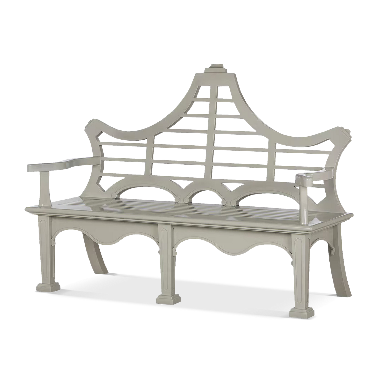 Fawn Promenade Bench angle
