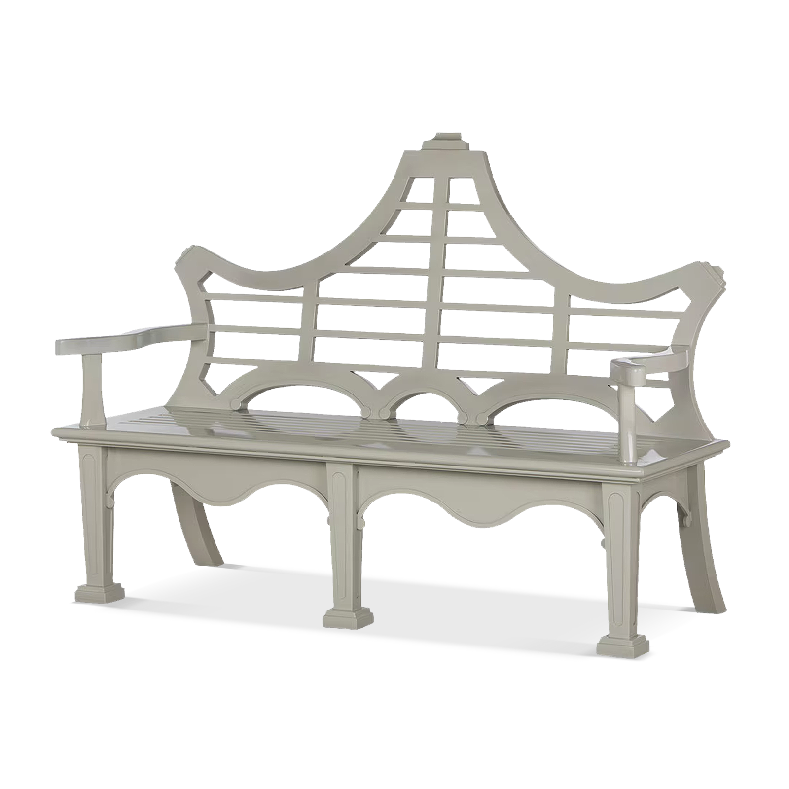 Fawn Promenade Bench angle