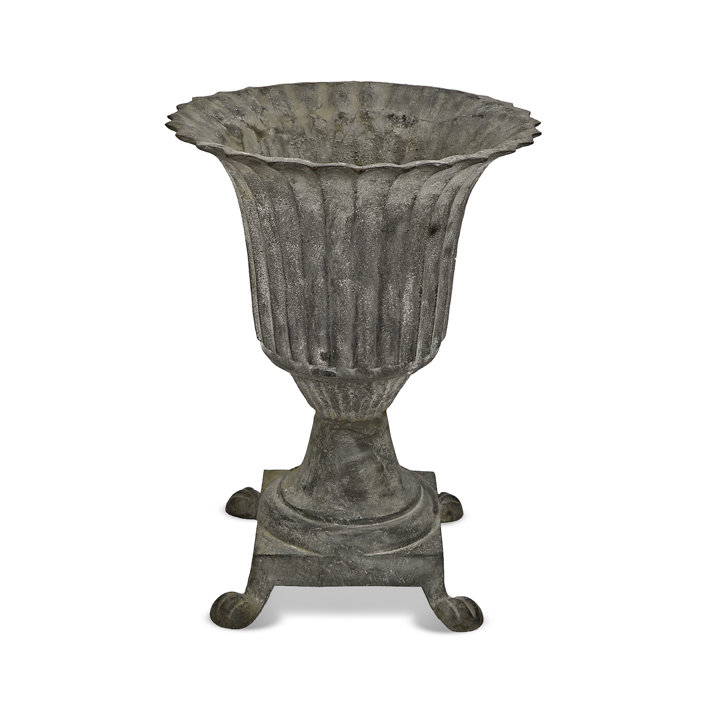 Footed Iron Urn