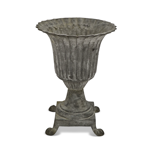 Footed Iron Urn