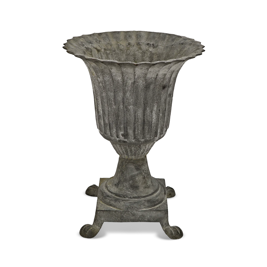 Footed Iron Urn