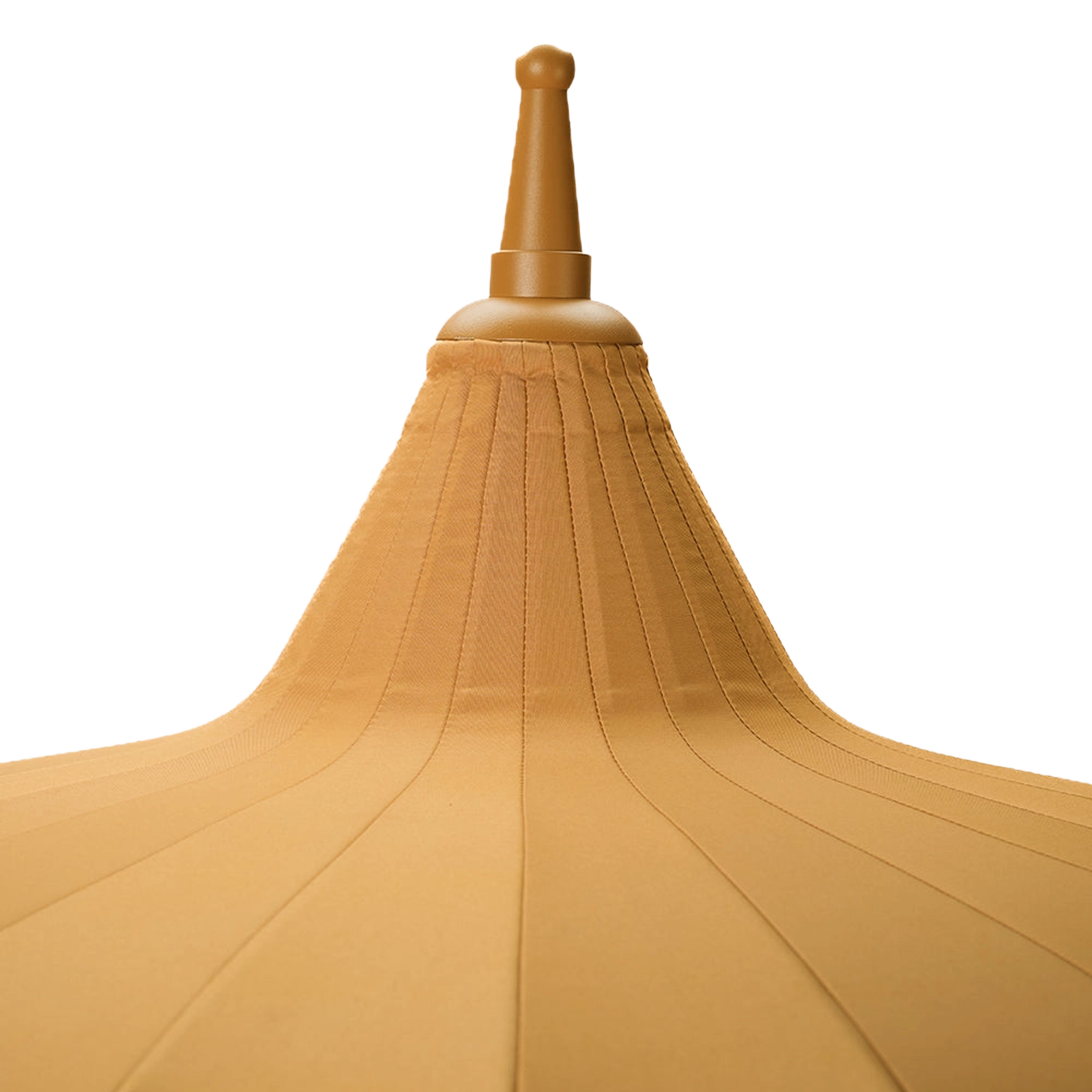Garden Umbrella with Fringe - Mustard top