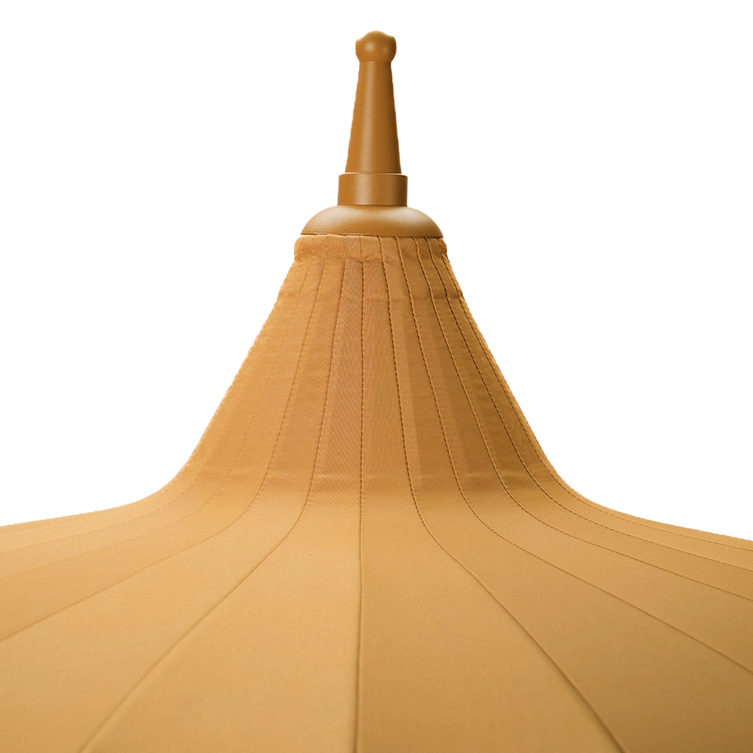 Garden Umbrella with Fringe - Mustard top